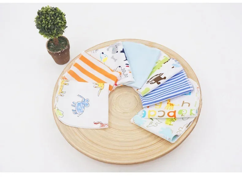 Baby Cotton Washcloth Set – 100% Cotton