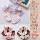 Baby Lace Bow Socks Set with Headband