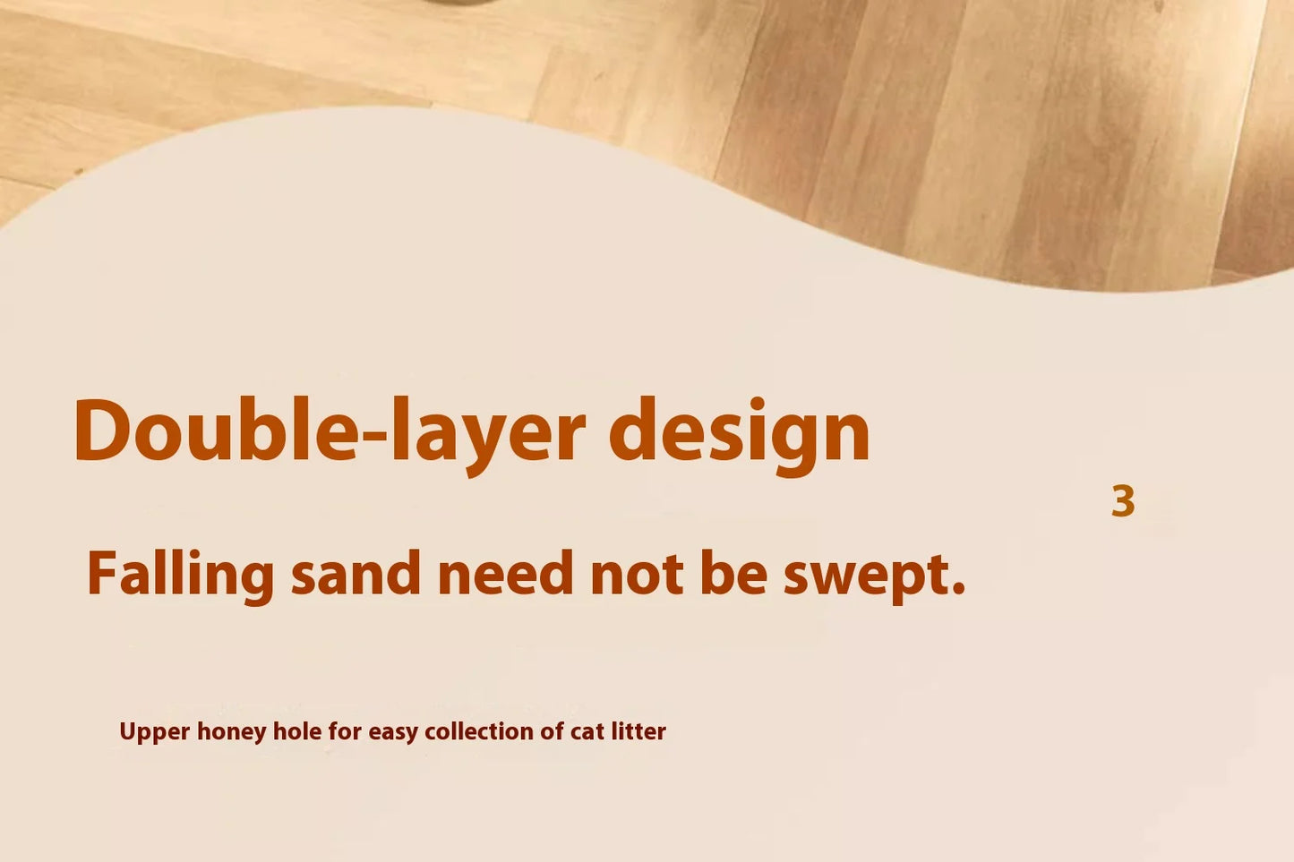 Double-Layer Cat Litter Mat