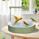 Parrot Automatic Bathtub Bird Bath Circulating Water Shower Parrot Circulation Shower Pet Bird Bathtub Bird Cleaning Bath Tub