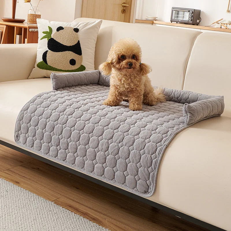 Quilted Dog Couch Cover