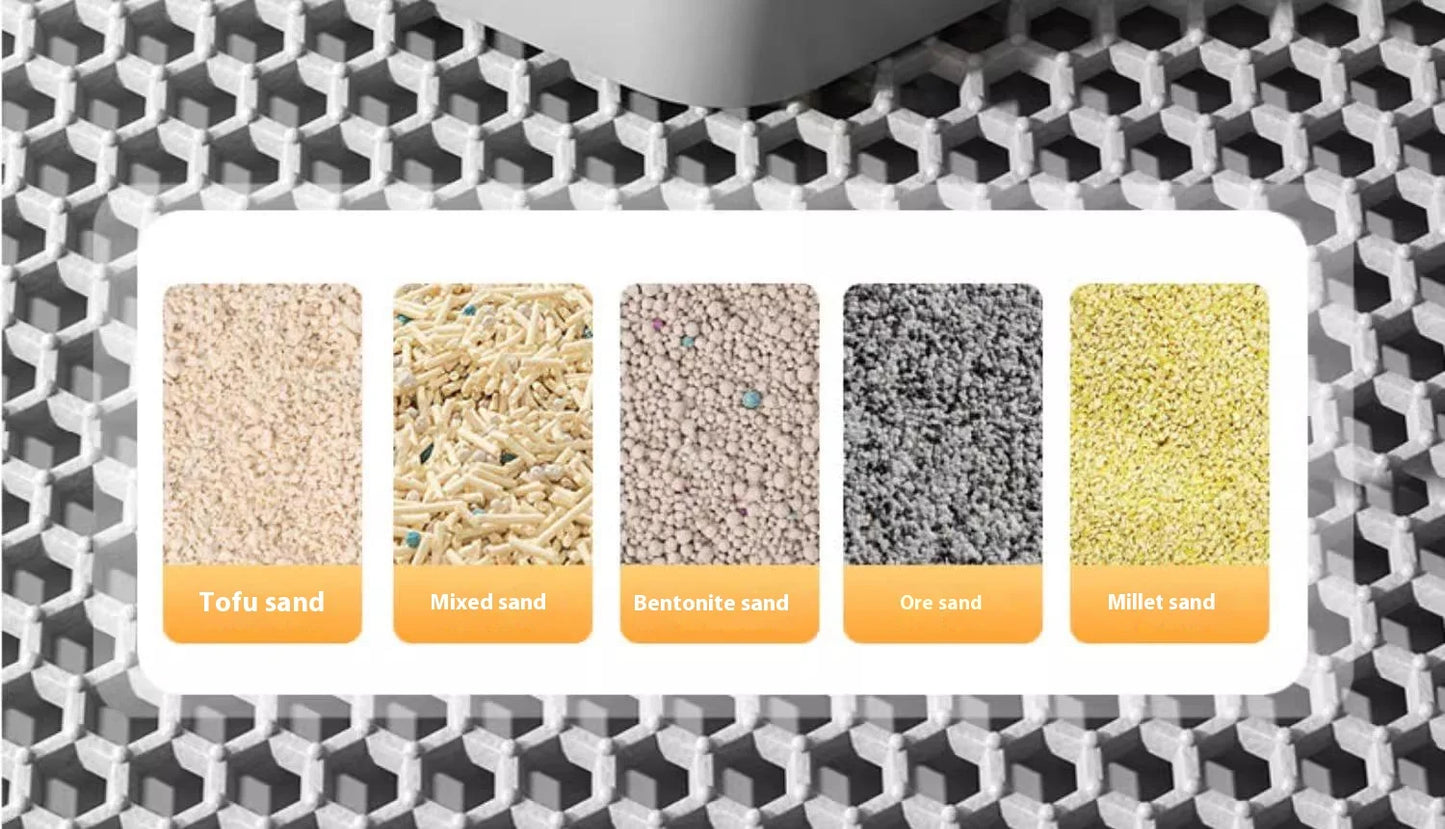 Double-Layer Cat Litter Mat