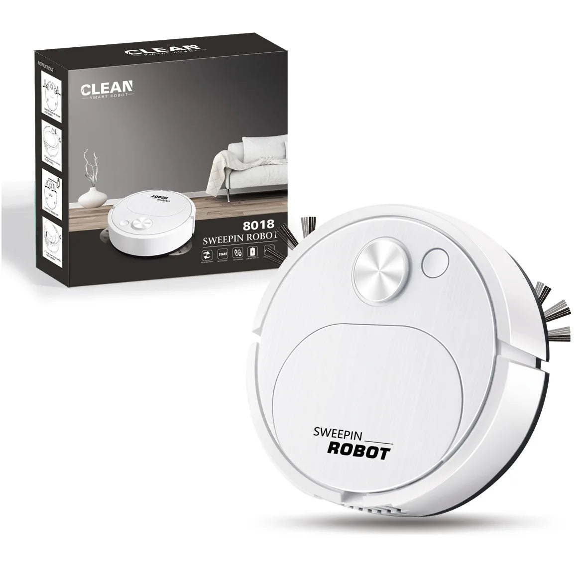 Robô Aspirador Doméstico - RoboClean 360