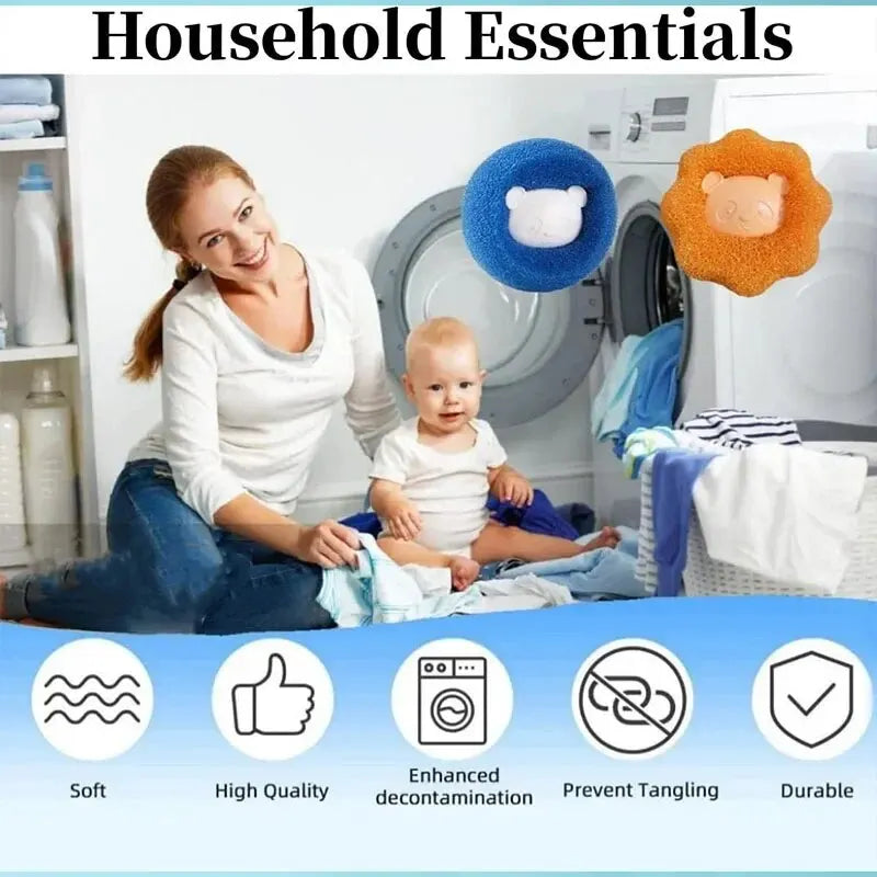 Reusable Laundry Anti-Tangle Balls