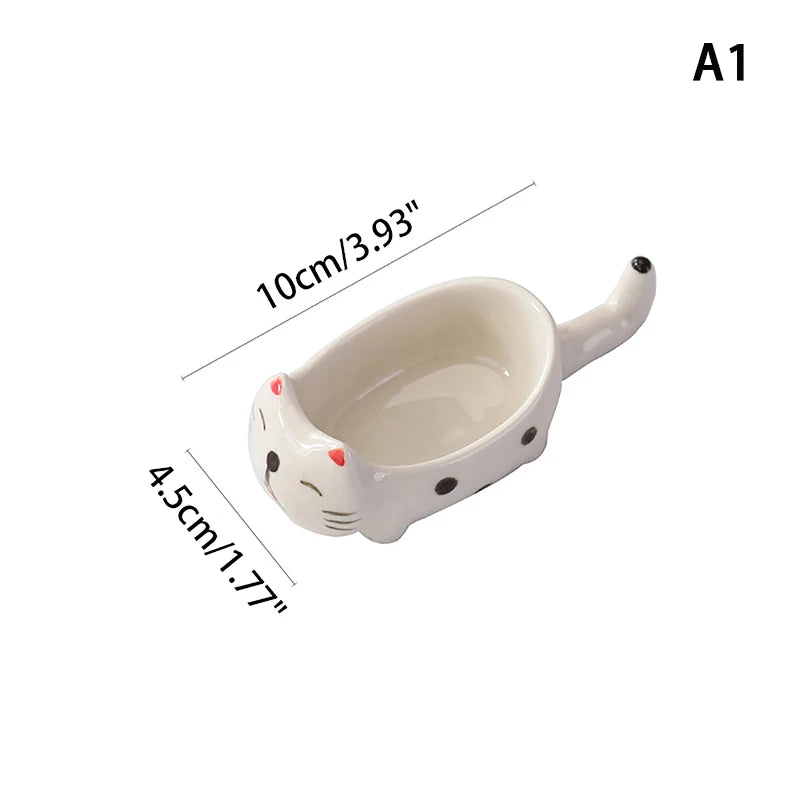 Cat-Shaped Sauce Dishes & Mini Bowls