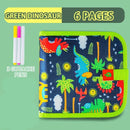 Reusable Drawing Book with Markers