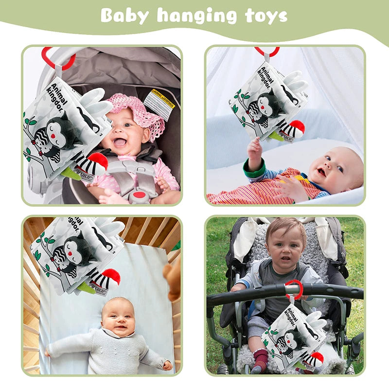 Baby Sensory Cloth Book (Jungle Animals)