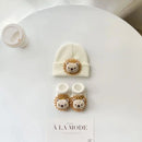 Baby Hat & Booties Set (2 Pieces) – Animal Design