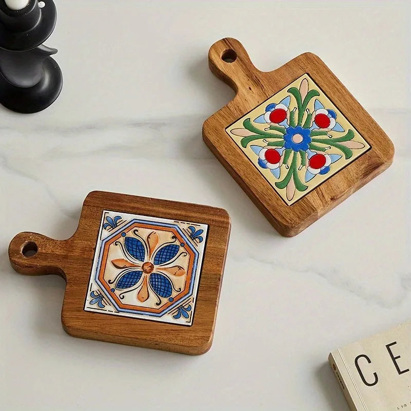 Handcrafted Ceramic Tile Trivet