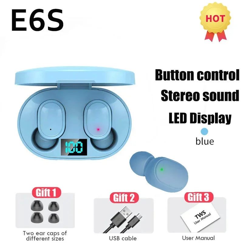 Wireless Bluetooth Earbuds with Charging Case
