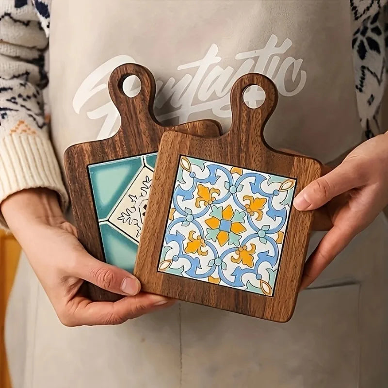 Handcrafted Ceramic Tile Trivet