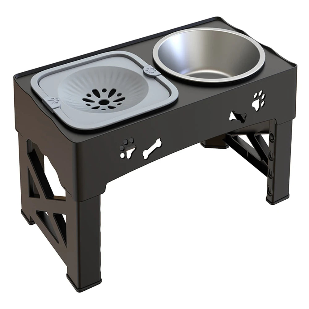Adjustable Elevated Pet Feeder (Double Bowl)