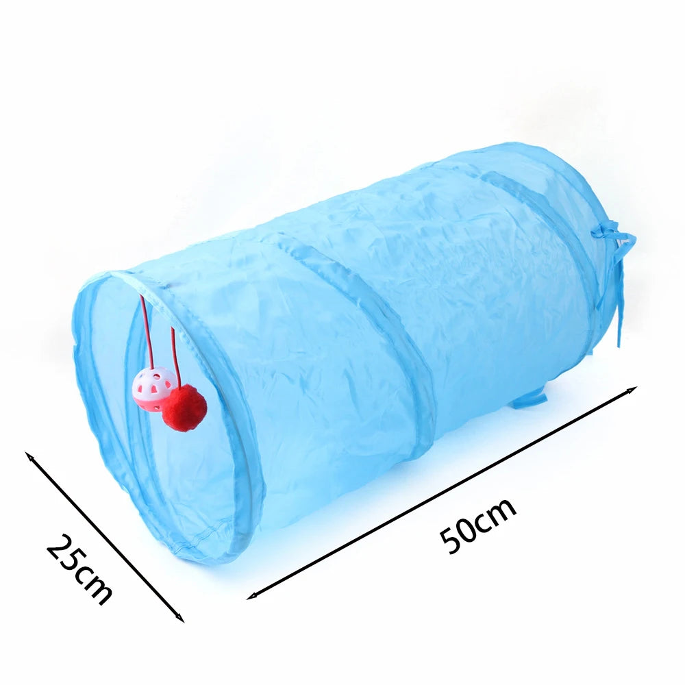 Interactive Cat Play Tunnel