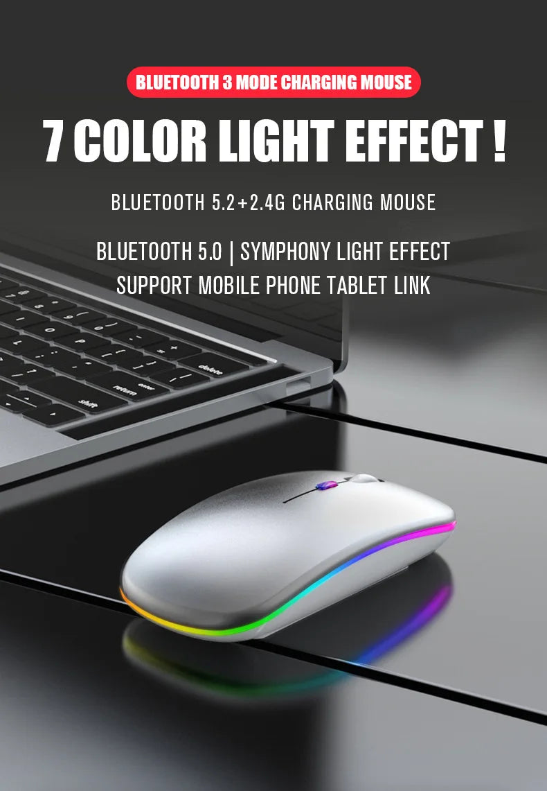Dual Mode Wireless Mouse (BT + 2.4G)