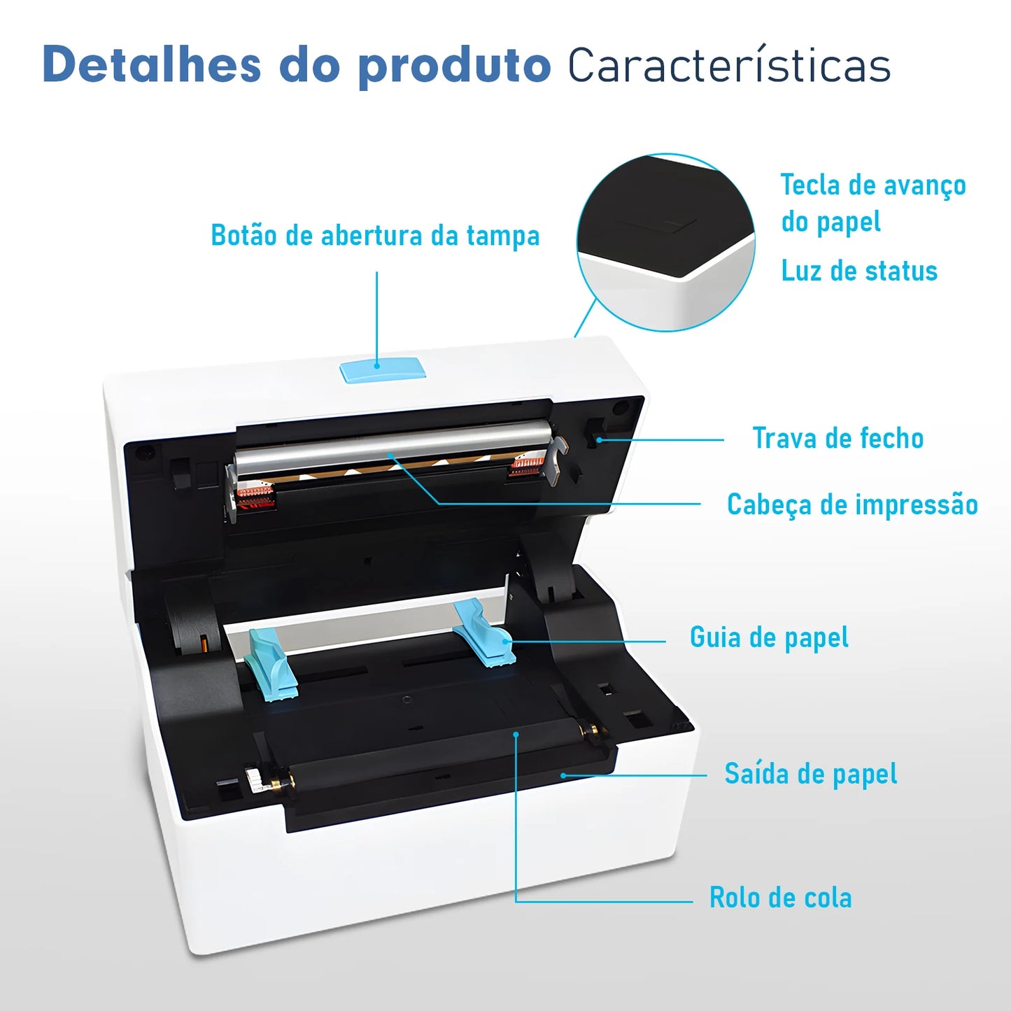 Bluetooth Thermal Label Printer