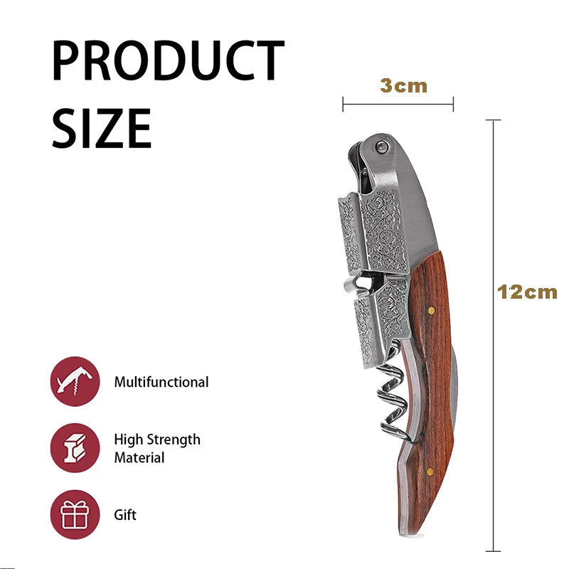 Professional Wooden Corkscrew