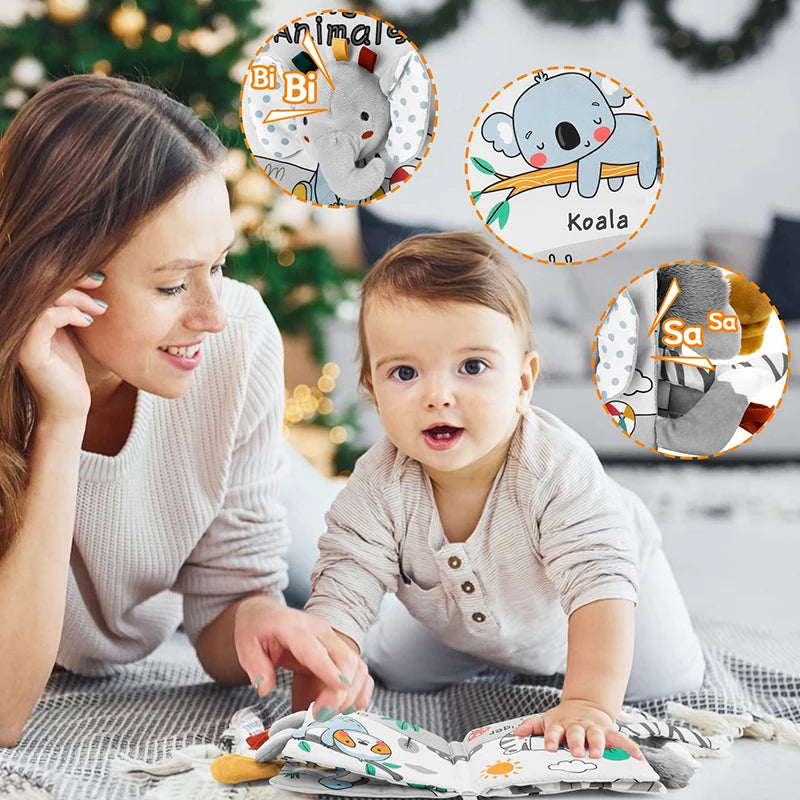 Baby Sensory Cloth Book (Jungle Animals)