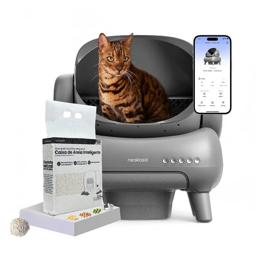 Smart Automatic Self-Cleaning Litter Box for Cats