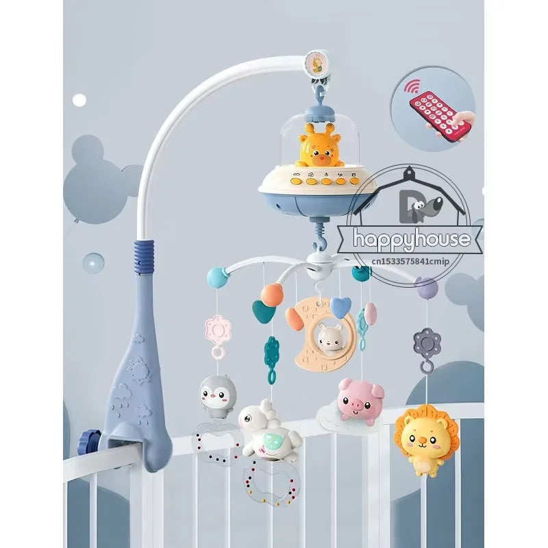 Baby Crib Mobile with Music & Remote Control (Projector Light)