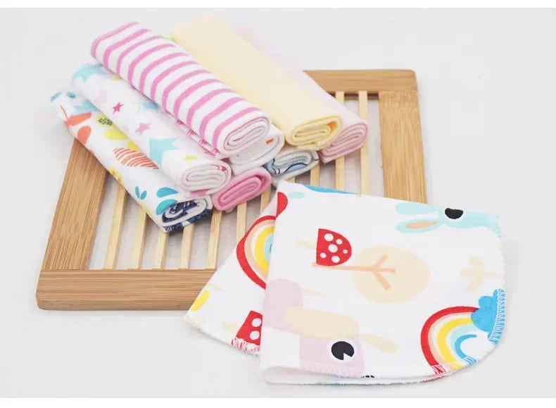 Baby Cotton Washcloth Set – 100% Cotton