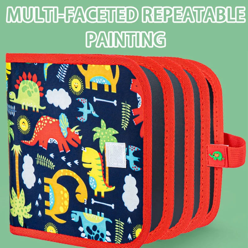 Reusable Drawing Book with Markers
