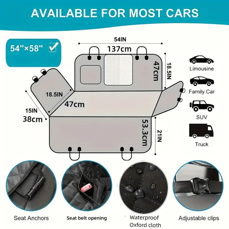 Dog Car Seat Cover Hammock