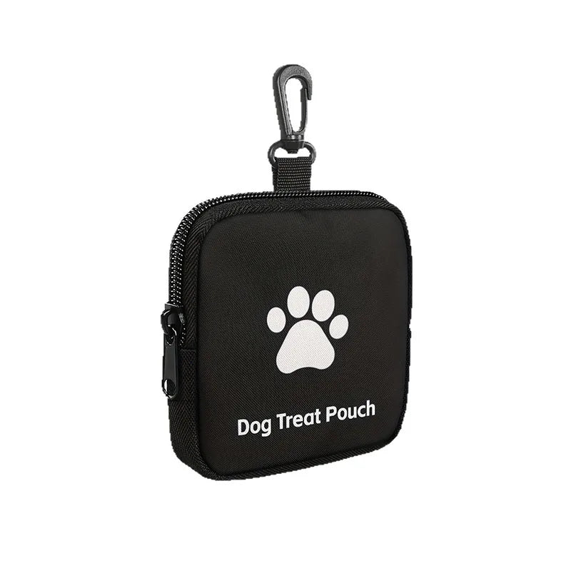 Dog Treat Pouch with Zipper & Carabiner