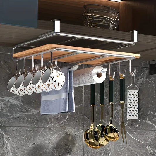 Under Cabinet Kitchen Organizer Rack