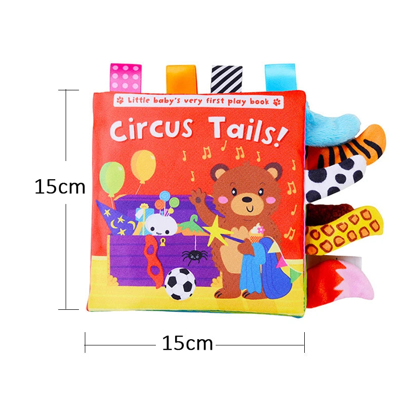 Baby Sensory Cloth Book (Jungle Animals)