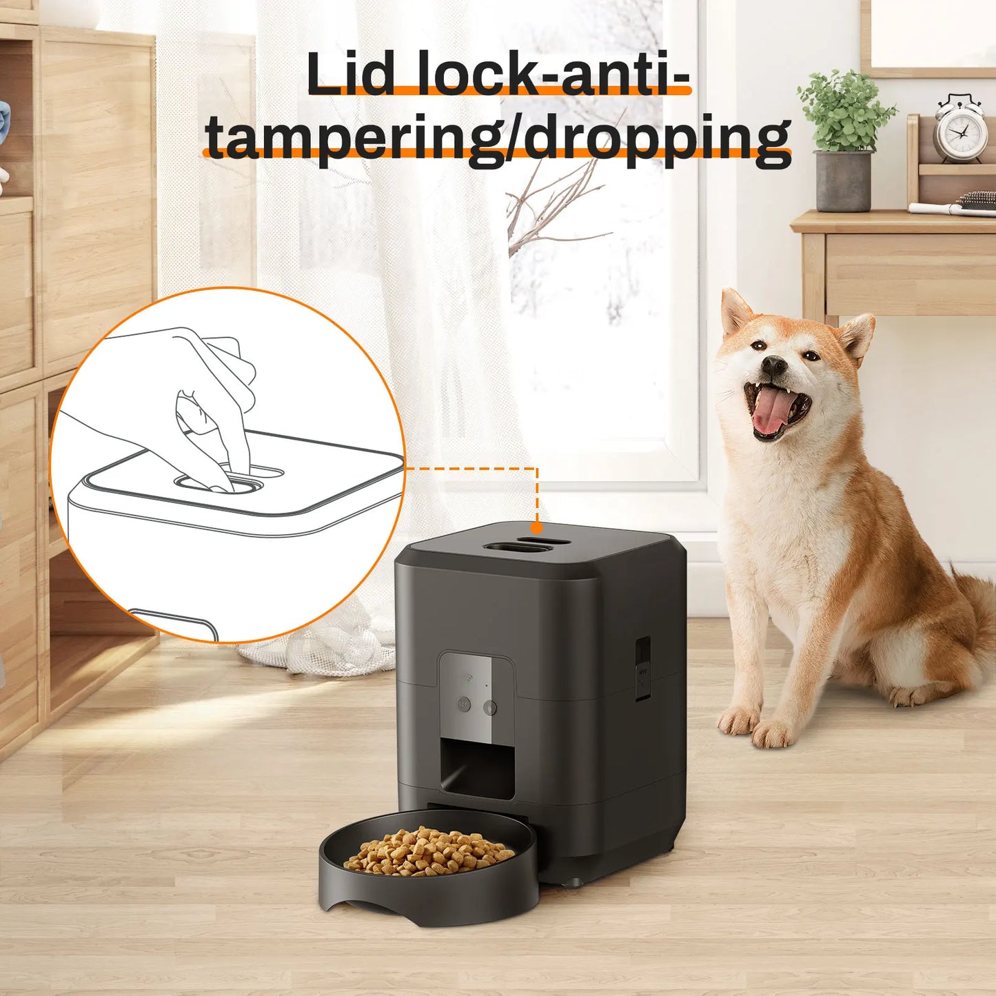 Smart Automatic Pet Feeder with Wi-Fi