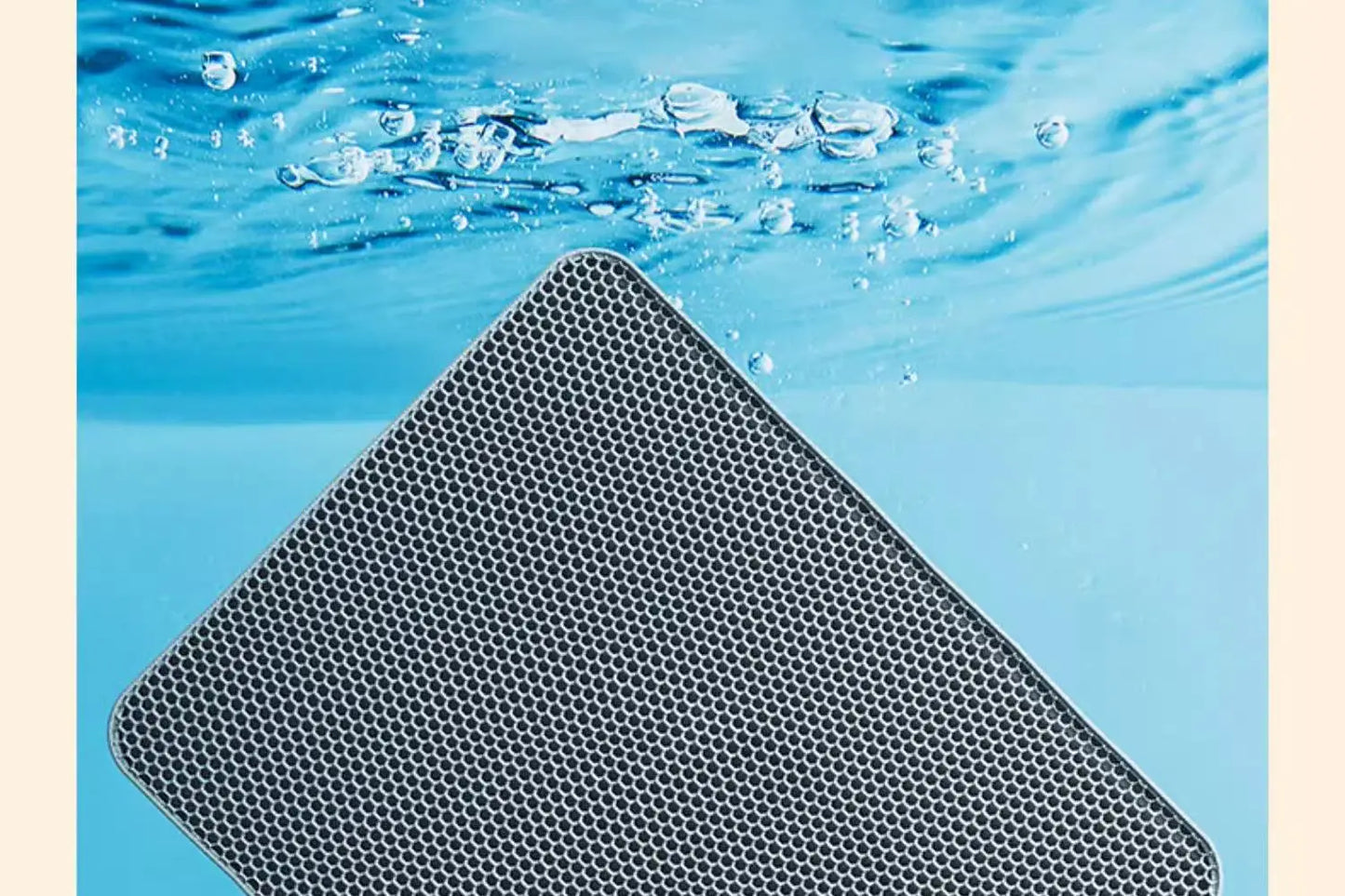 Double-Layer Cat Litter Mat