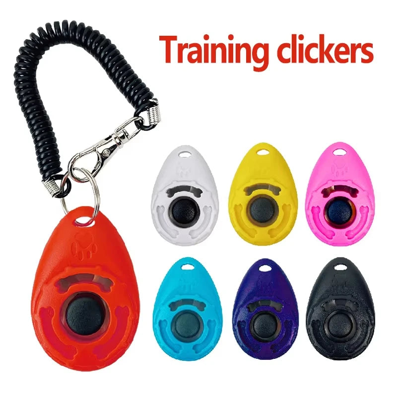 Dog Training Clicker with Coil Wrist Strap