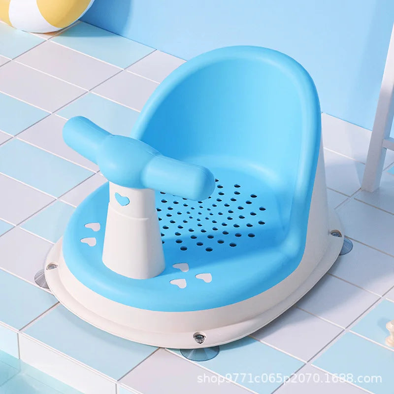 Baby Bath Seat with Backrest and Safety Bar
