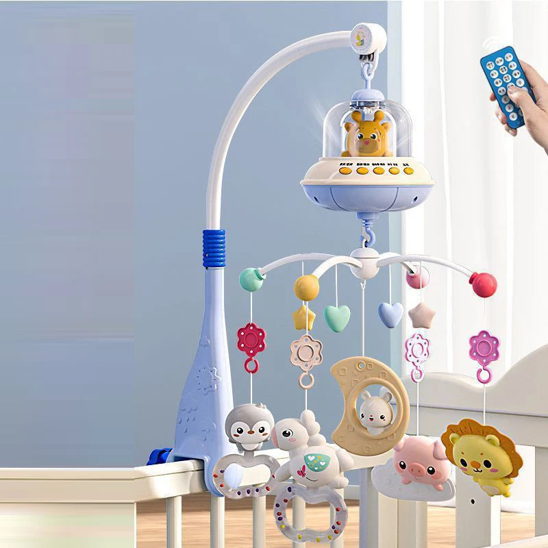 Baby Crib Mobile with Music & Remote Control (Projector Light)