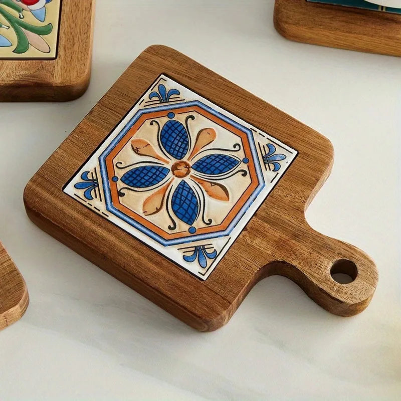 Handcrafted Ceramic Tile Trivet